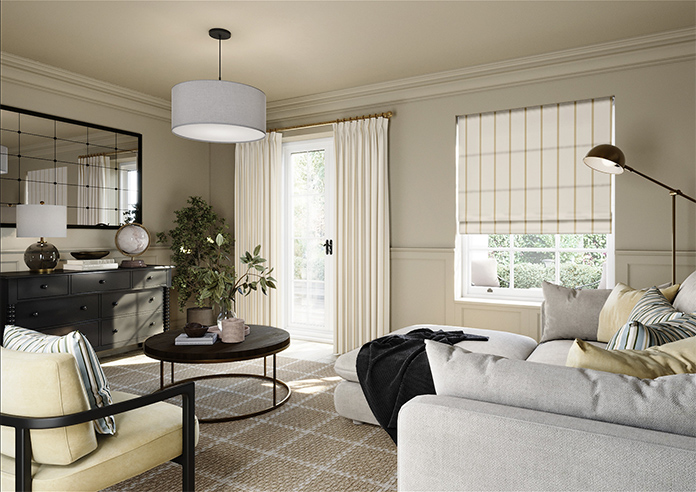 The British Stripe Co. Victoria, Chilterns No.1 - Twist&Fit Roman Blind - Image 7